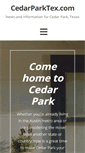 Mobile Screenshot of cedarparktex.com