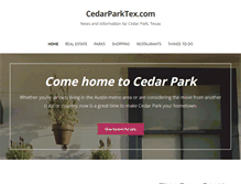 Tablet Screenshot of cedarparktex.com
